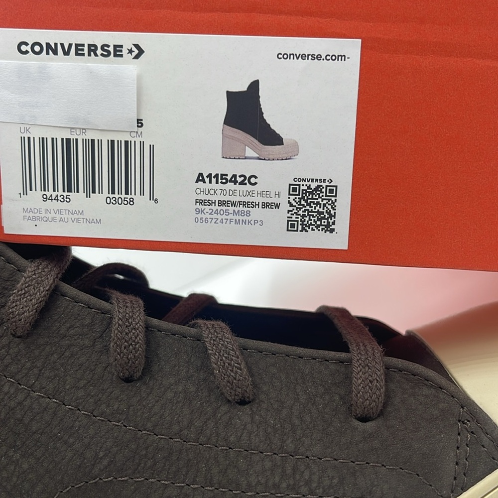 Converse WMNS CHUCK 70 DE LUXE HEEL HI FRESH BREW/FRESH BREW A11542C Platforms - Picture 16 of 16